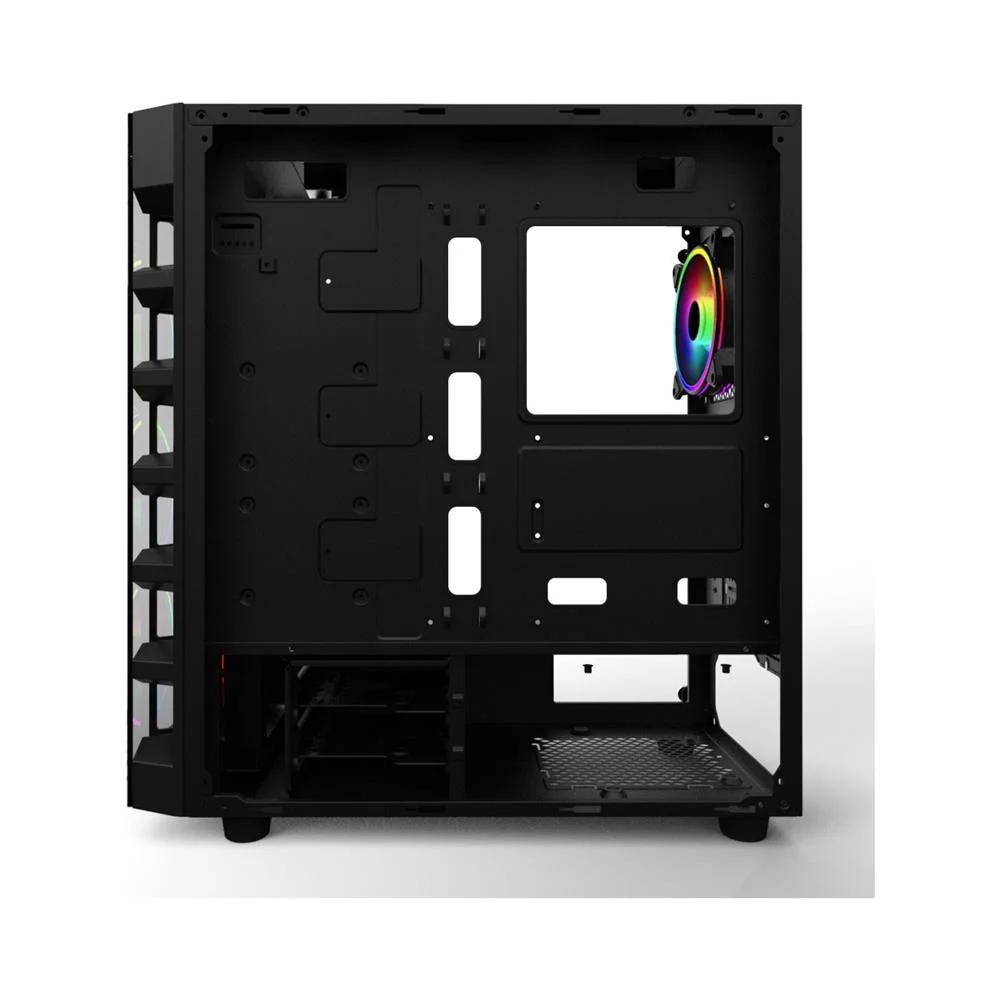 PowerBoost X59RGB-650W 80+ USB 3.0 Tempered Glass 6 x RGB Fanlı G
