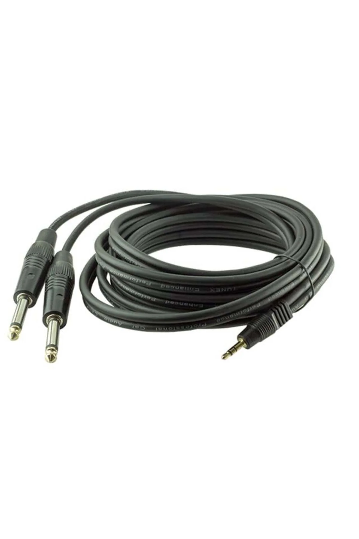 Powermaster 3.5 Mm Stereo E-2X6.3Mm Mono Erkek Kablo 3 Metre