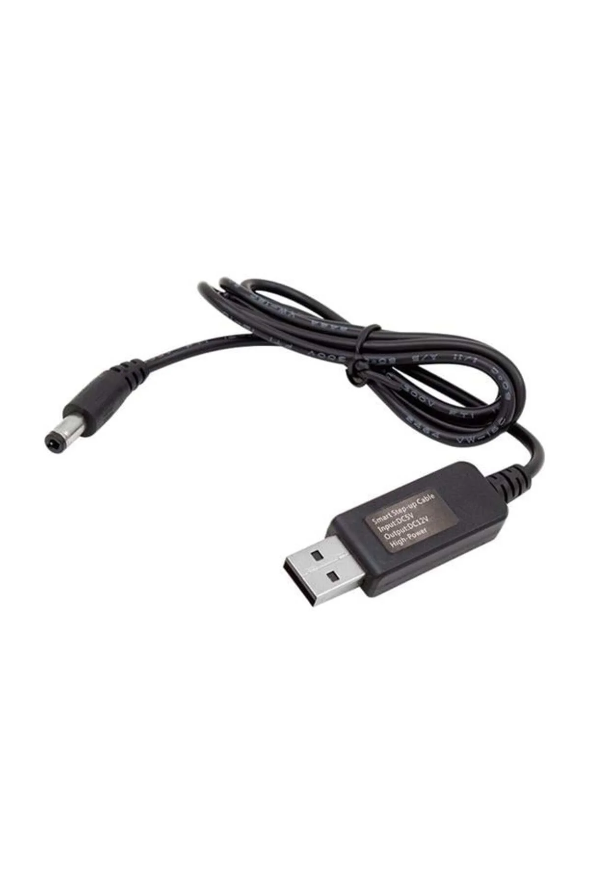 Powermaster 5V-12V Usb To Dc 5.5*2.5Mm Kablo (12 Volt 1 Amper)