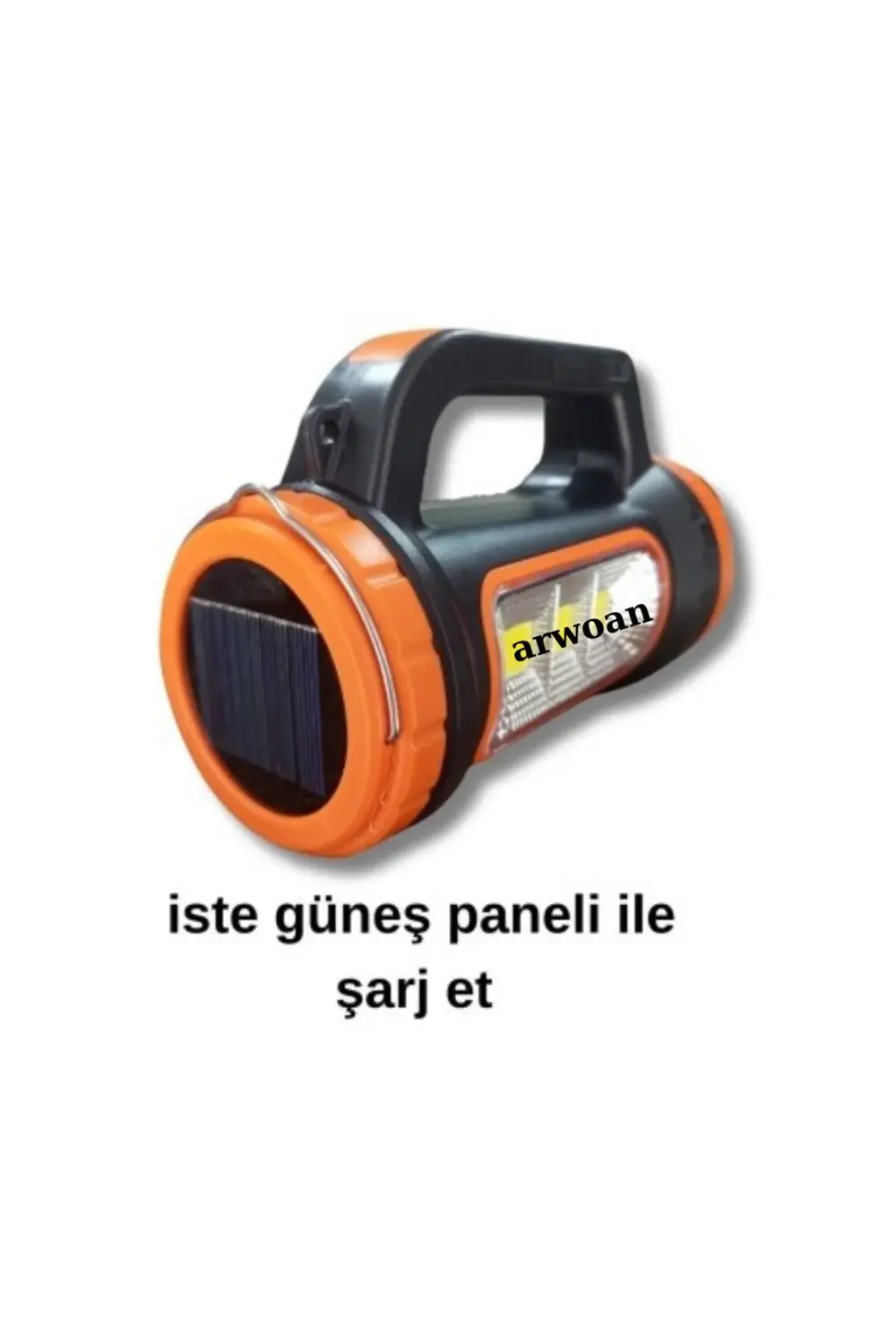 POWERMASTER MH-818A ÇOK FONKSİYONLU ŞARJLI IŞILDAK EL FENERİ 3W+1