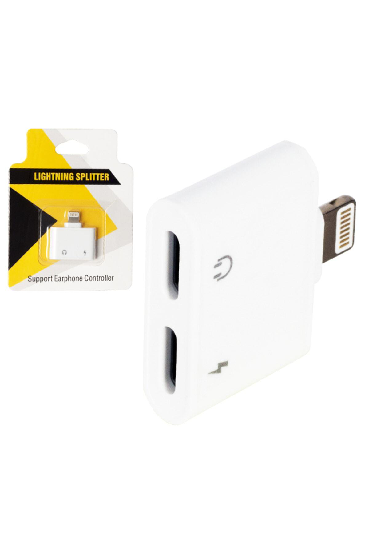 Powermaster Pm-18853 Iphone Şarj Ve Kulaklık Çoklayıcı Çevirici A