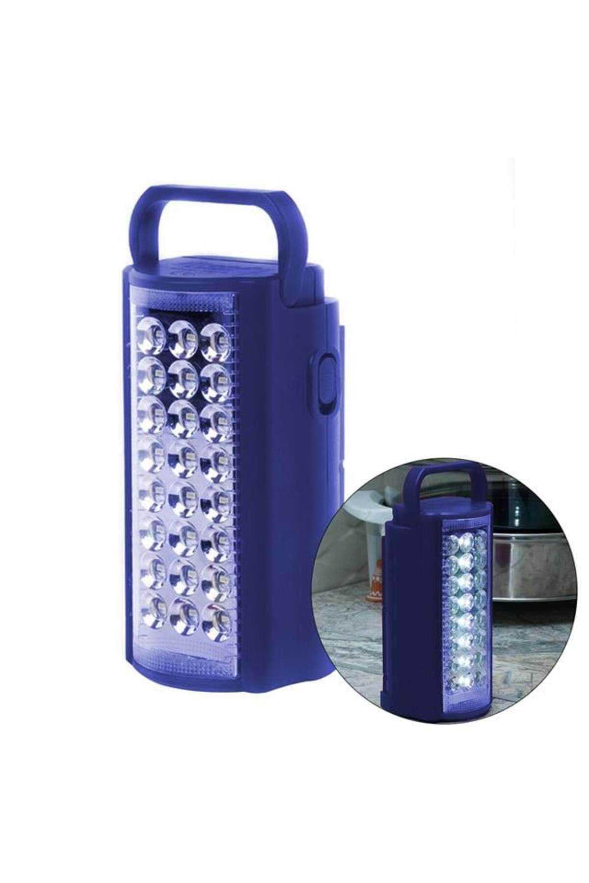 Powermaster Pm-21980 24 Ledli Şarjlı Işıldak (6V4A Akülü - Powerb