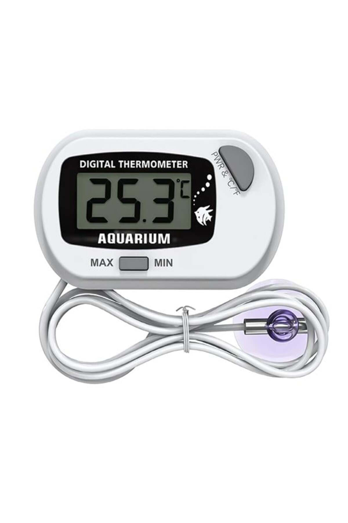 Powermaster Pm-26616 Mini Lcd Dijital Problu Termometre Akvaryum 