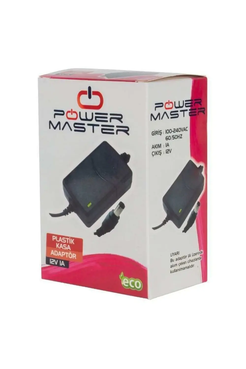 Powermaster Pm-31770 12 Volt - 1 Amper Masa Üstü Iki Ucu Kablolu