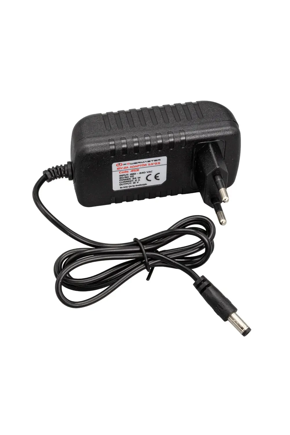 Powermaster Pm-4531 12 Volt - 2 Amper 5.5*2.5 Uçlu Plastik Kasa P