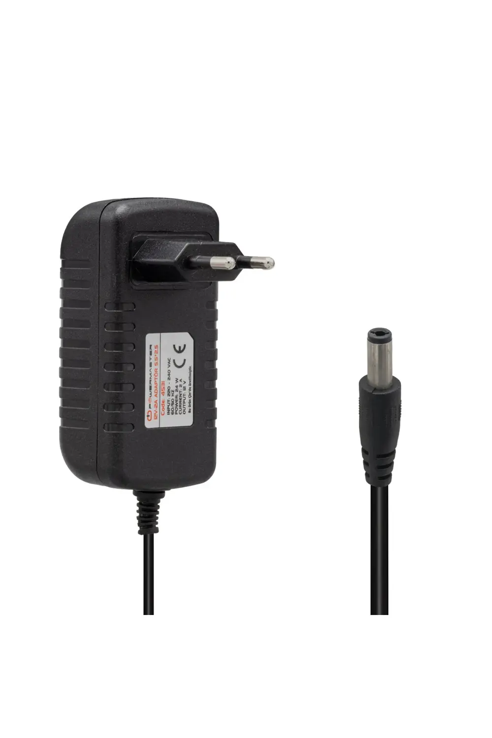 Powermaster Pm-4531 12 Volt - 2 Amper 5.5*2.5 Uçlu Plastik Kasa P