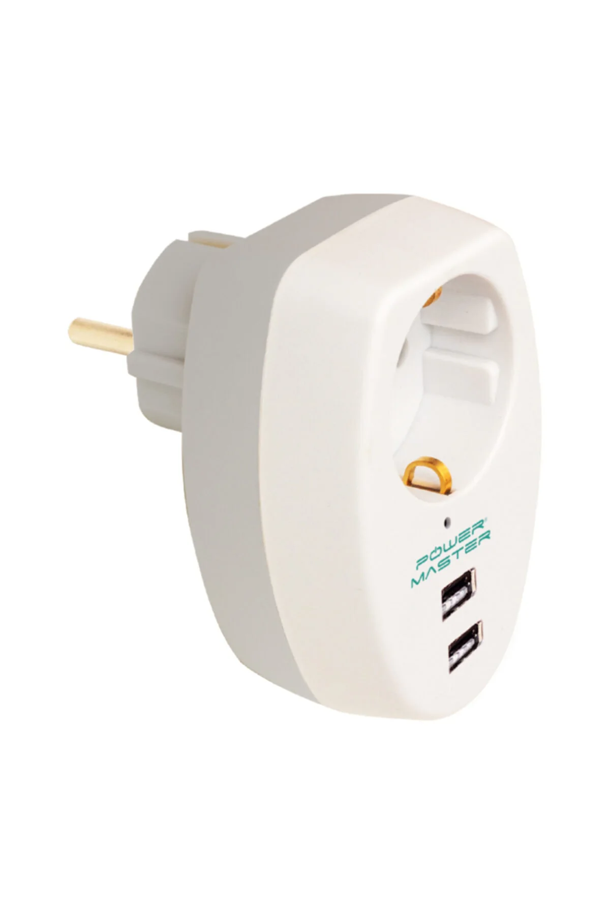 Powermaster Pm-4911 2 Usbli Korumalı Priz Powermaster Pm-4911 2 Usbli Korumalı Priz