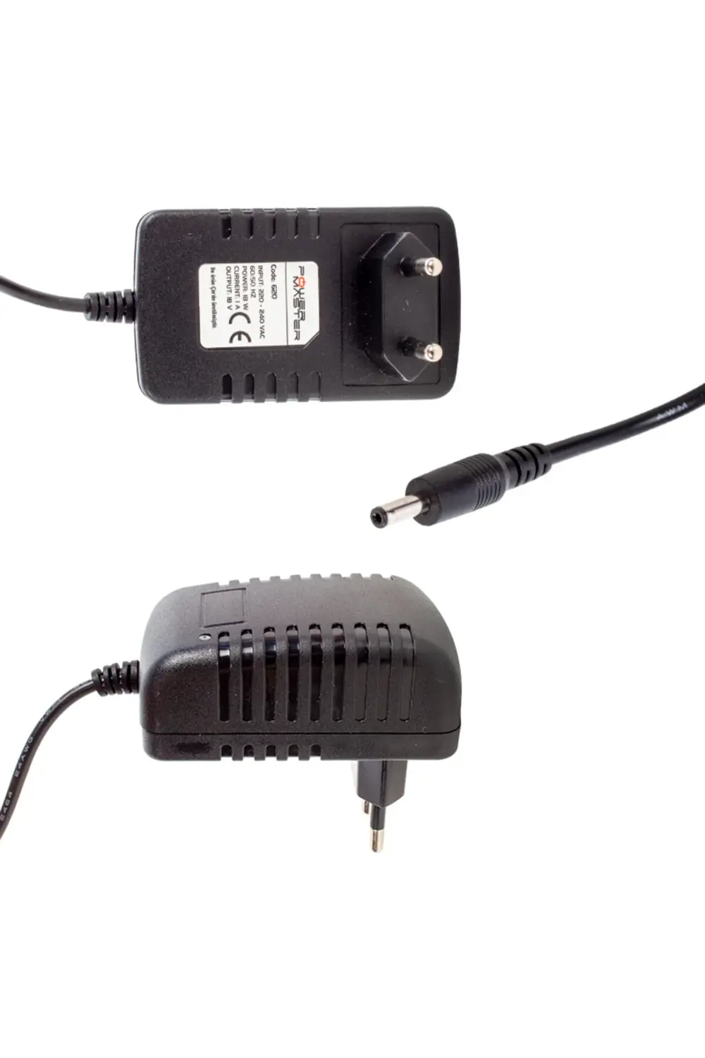 POWERMASTER PM-620 18 VOLT 1 AMPER PLASTİK KASA PRİZ TİPİ ADAPTÖR