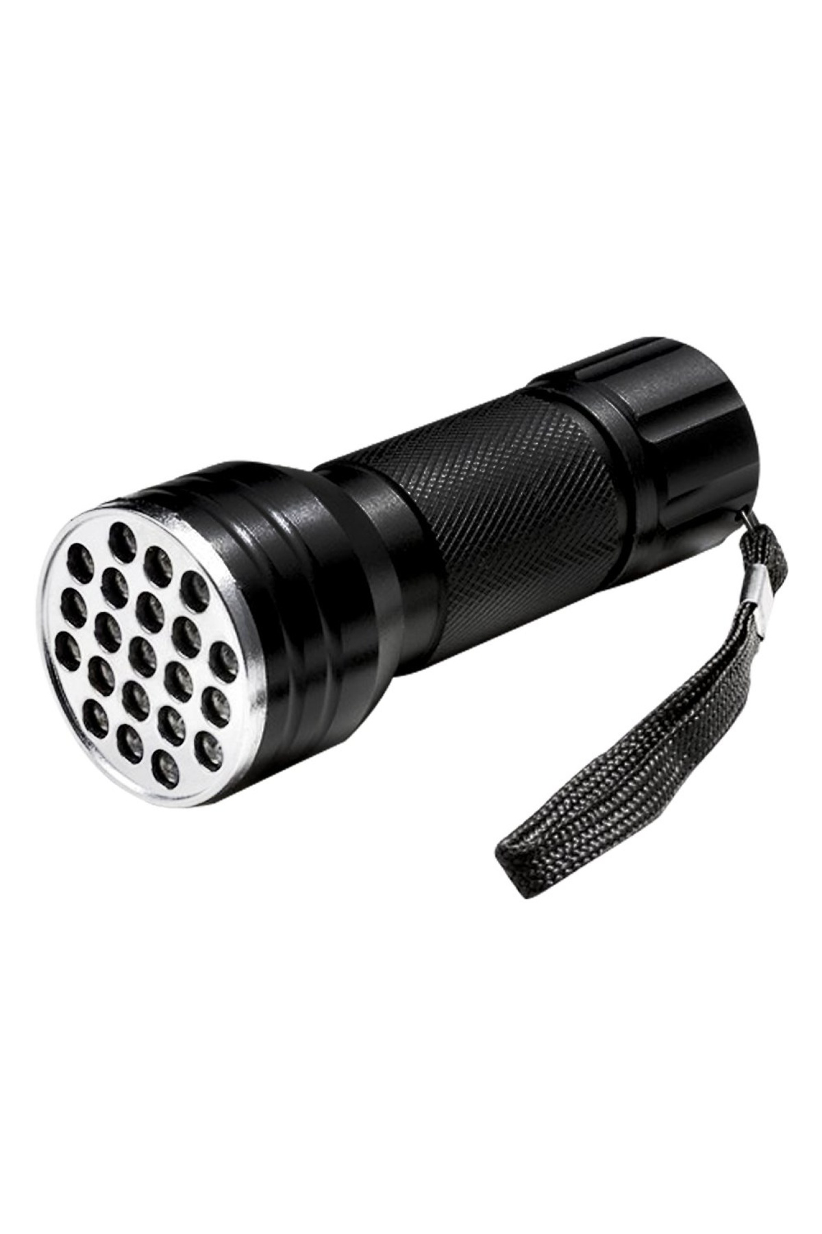 Powermaster Pm-6351 Uv Işınlı 21 Ledli 10 Cm Metal Kasa Pilli El Feneri