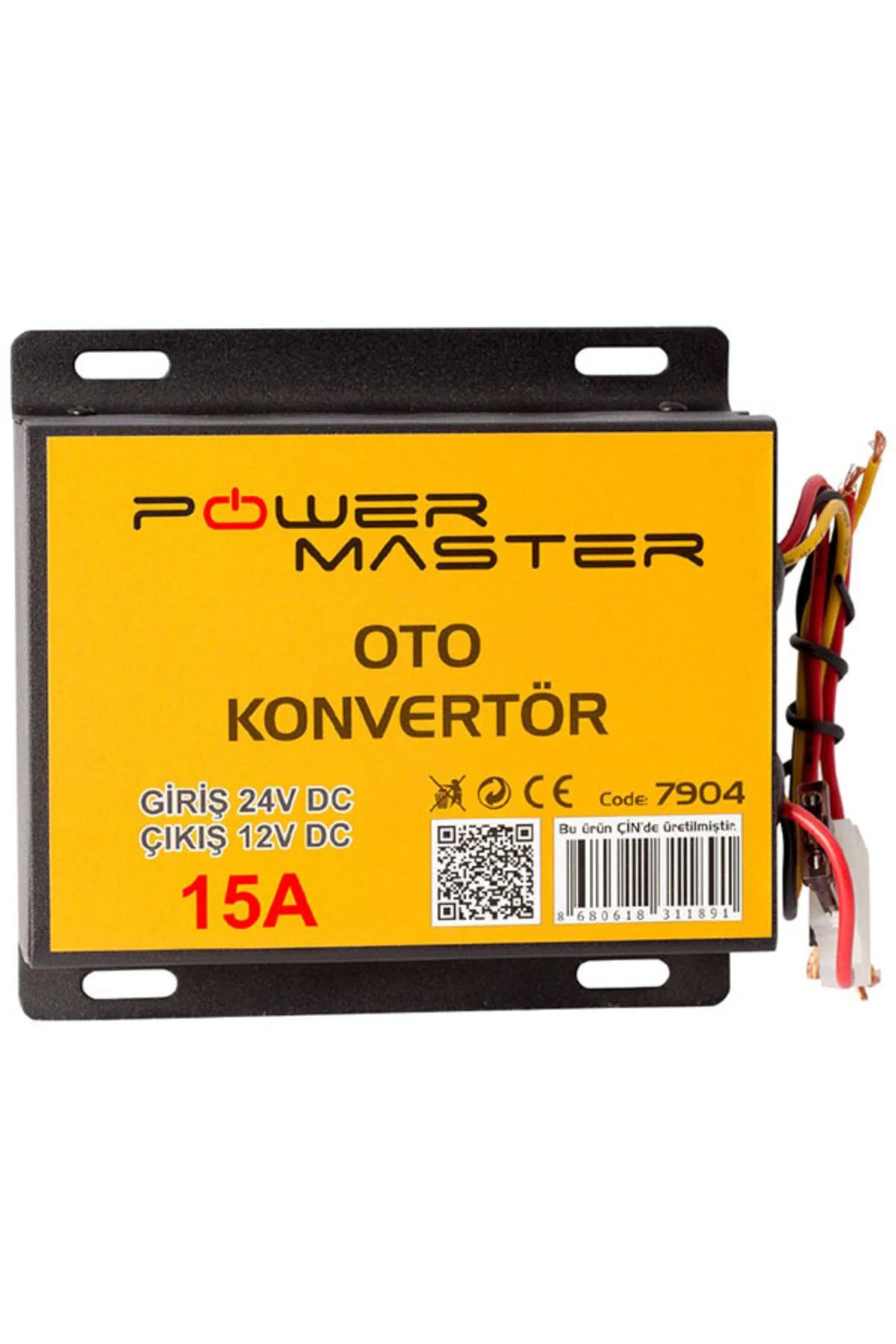 Powermaster Pm-7904 24v Dc / 12v Dc 15 Amper Oto Konvertör