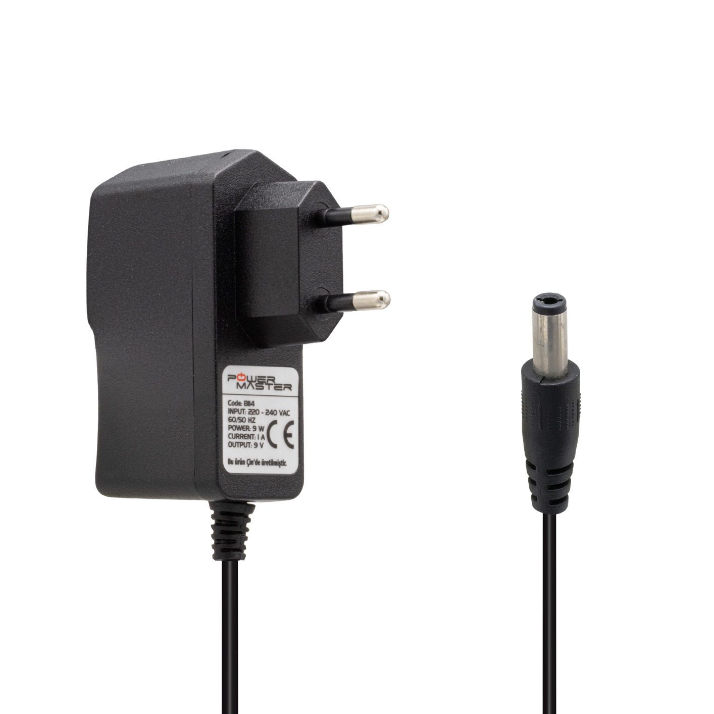 POWERMASTER PM-8114 9 VOLT - 1 AMPER 5.5*2.5 MM UÇLU PRİZ TİPİ AD POWERMASTER PM-8114 9 VOLT - 1 AMPER 5.5*2.5 MM UÇLU PRİZ TİPİ AD