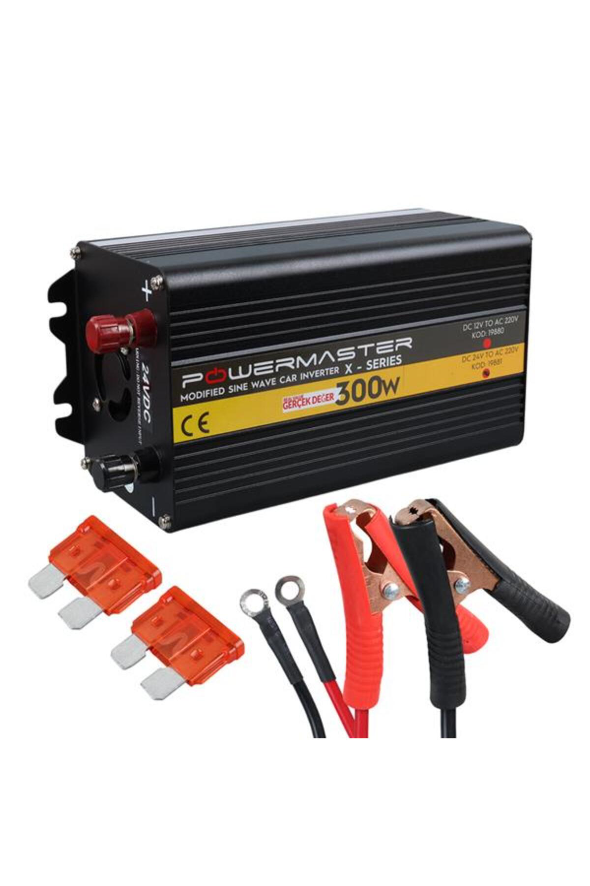 Powermaster Pwr300-24 24 Volt - 300 Watt Modified Sinus Wave Inve