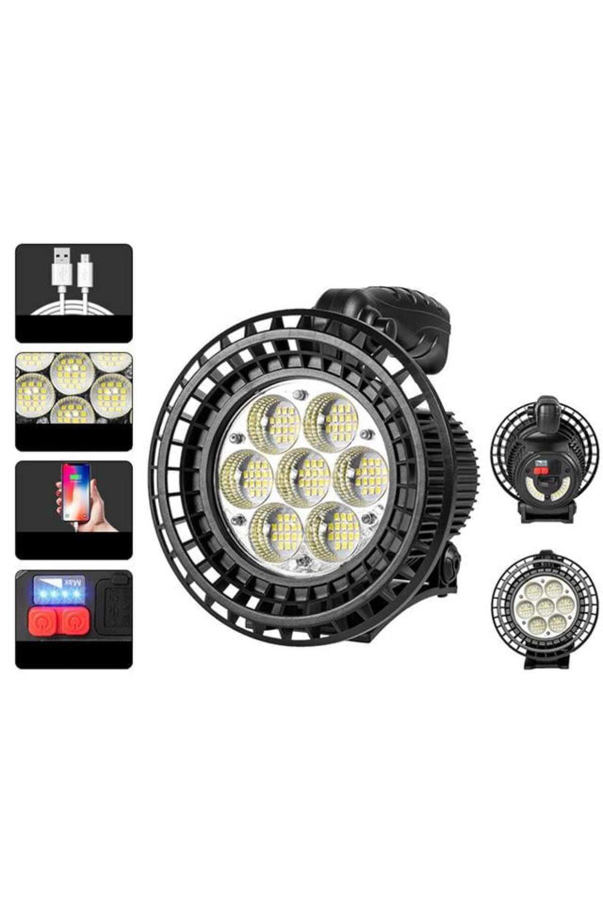 Powermaster Süper Parlak Uzun Menzilli Taşınabilir El Feneri Işıl