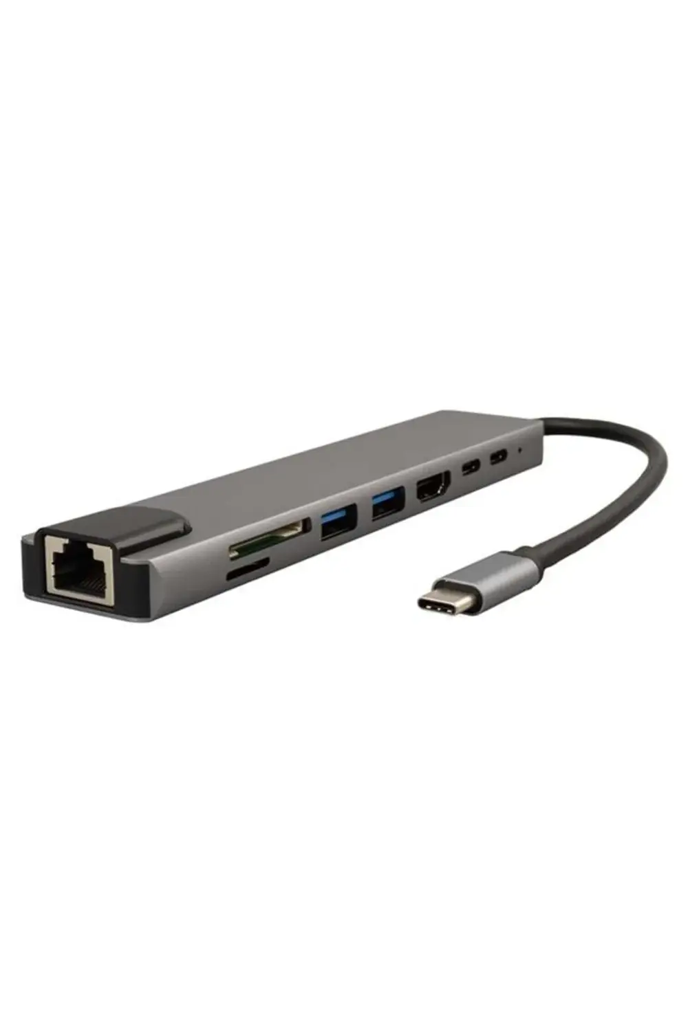 Powermaster Type-C 8In1 Hdmı Çok Fonksiyonlu Usb 3.0 Dock Station