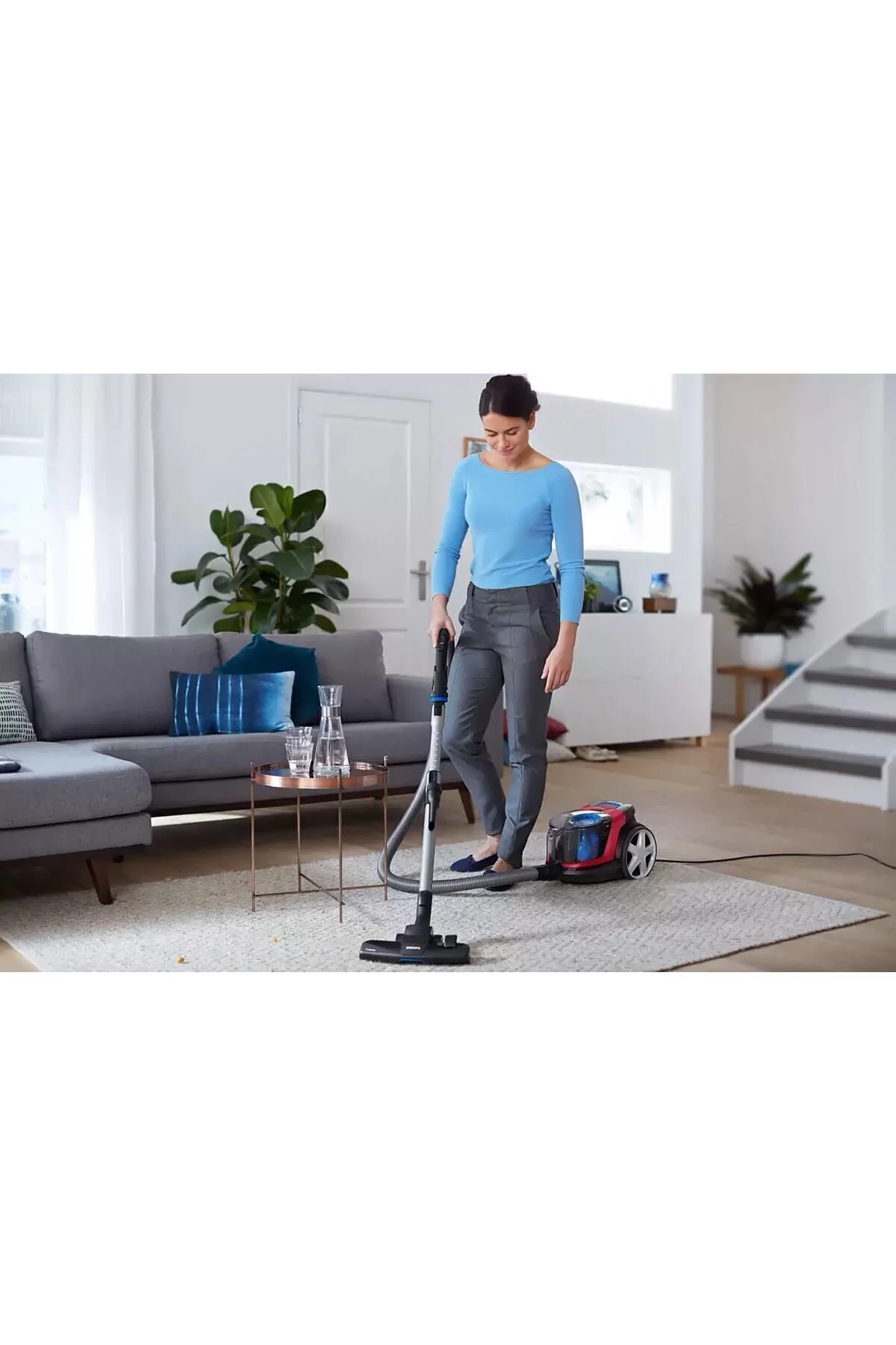 PowerPro City Toz Torbasız Elektrikli Süpürge, 650W, PowerCyclone 5, H13 Filtre, FC9331/07