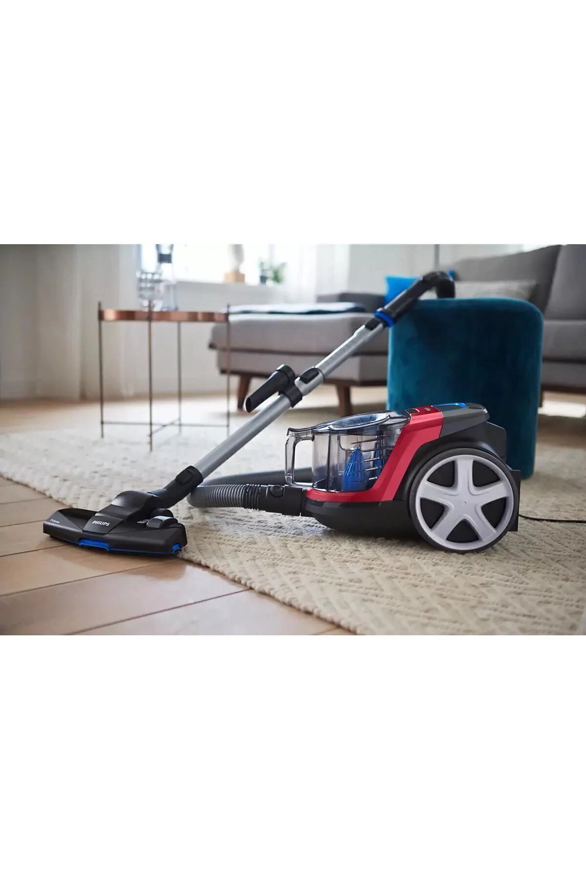 PowerPro City Toz Torbasız Elektrikli Süpürge, 650W, PowerCyclone 5, H13 Filtre, FC9331/07