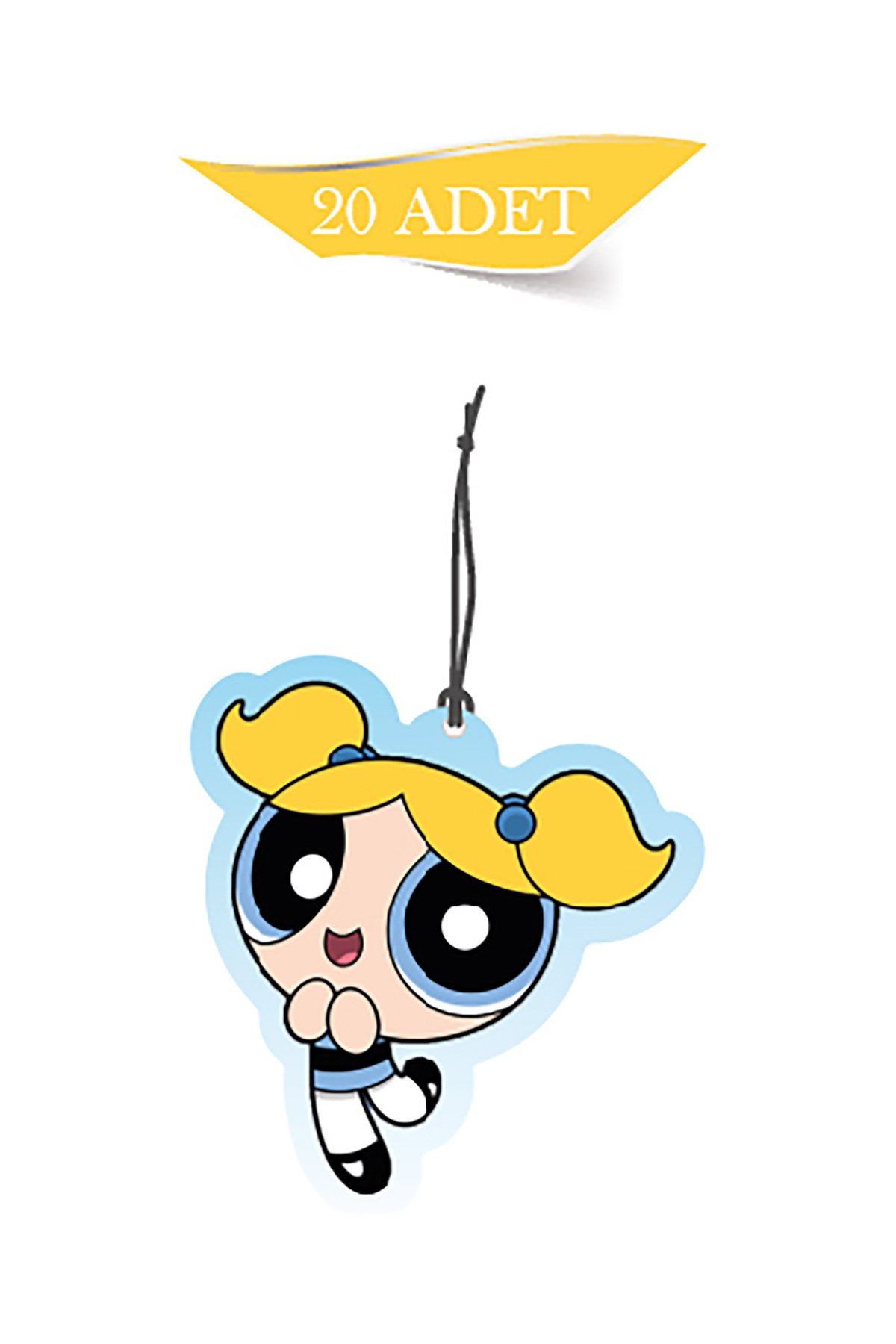 Powerpuff Girl Bubbles Tasarımlı 20'li Oto Kokusu ve Oto Aksesuar
