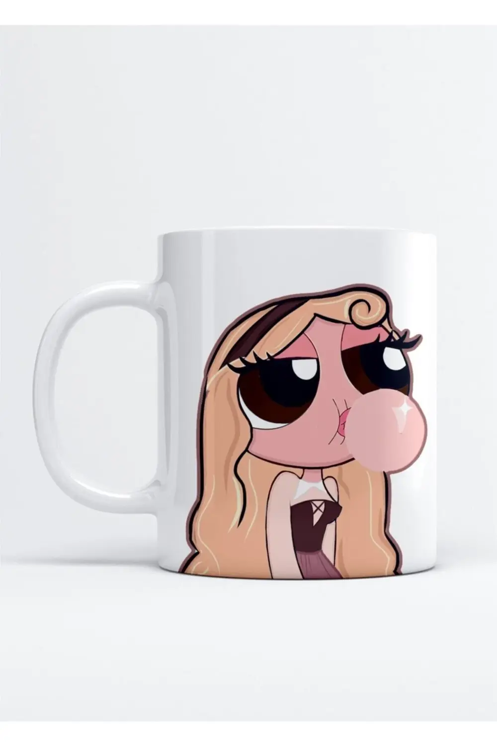 Powerpuff Girls Baskılı Porselen Kupa Bardak