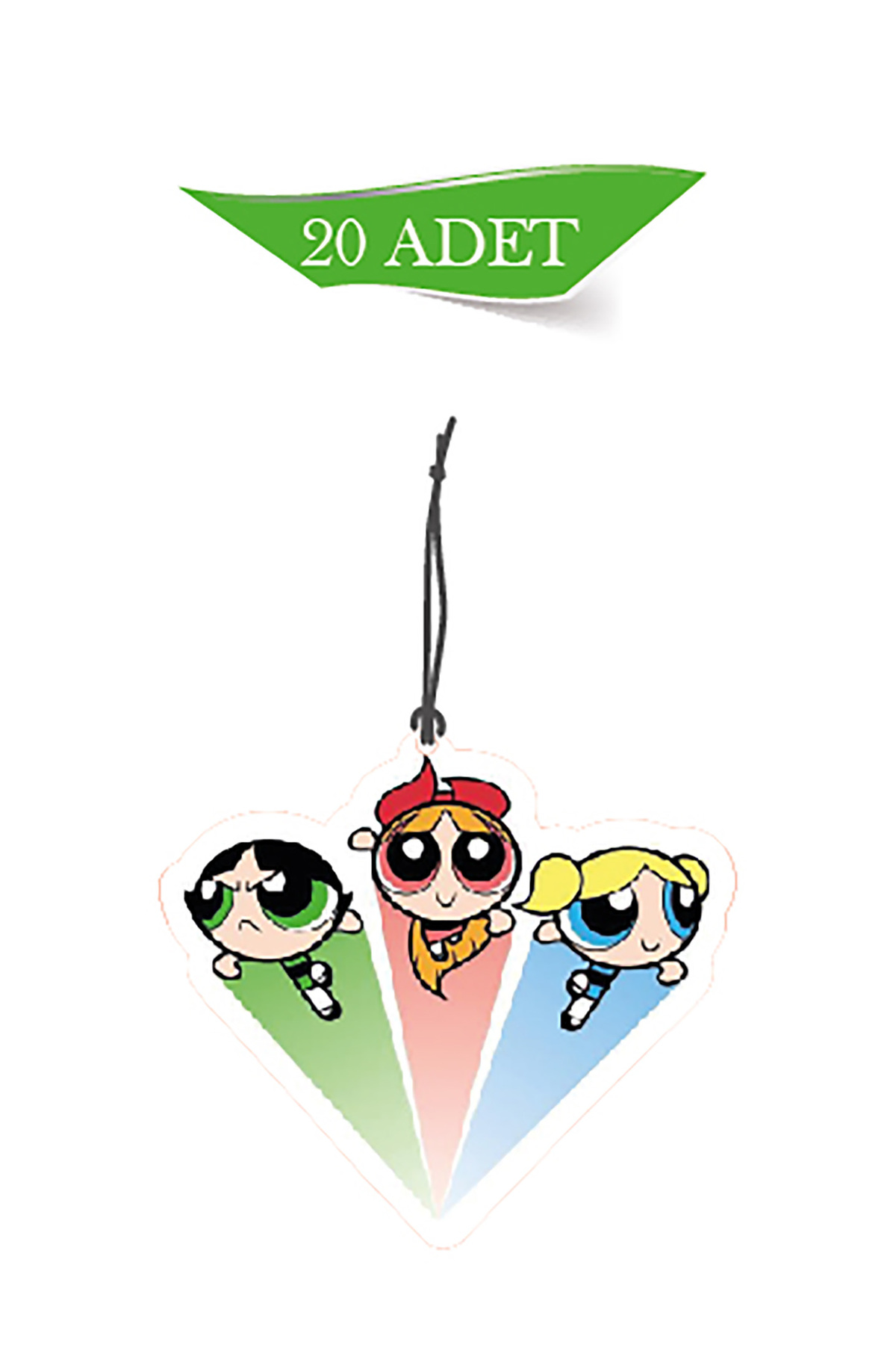 Powerpuff Girls Bubbles Tasarımlı 20'li Oto Kokusu ve Oto Aksesua