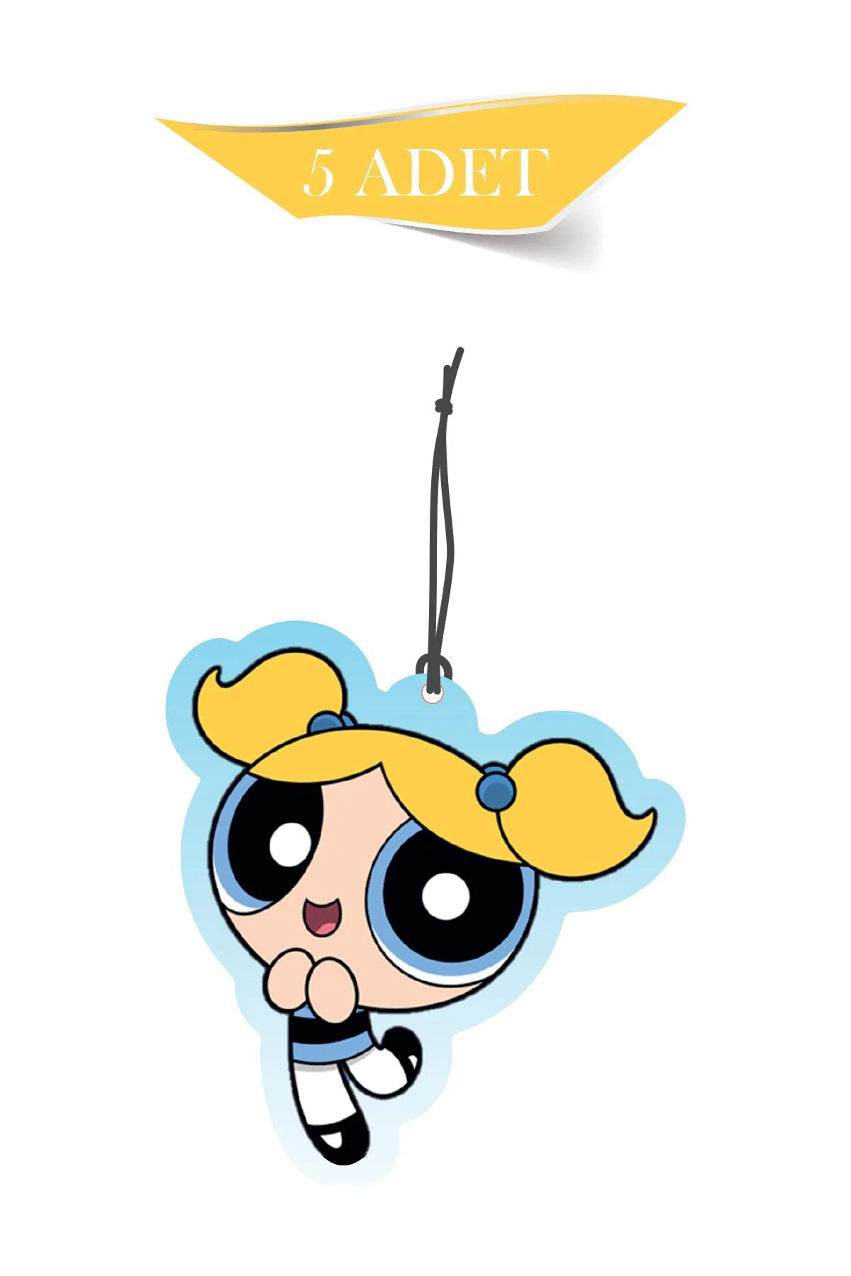 Powerpuff Girls Bubbles 5'li Dekoratif Oto Kokusu ve Oto Aksesuar