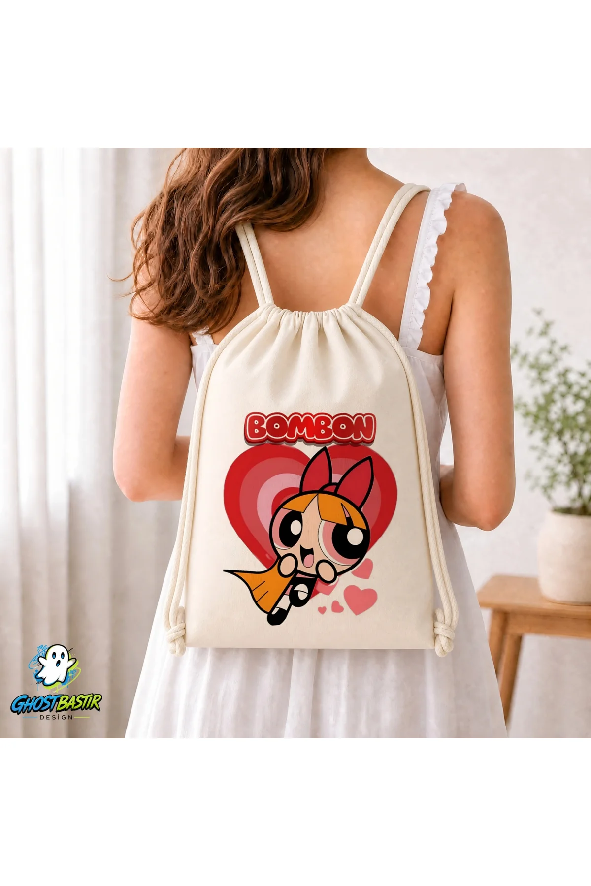 Powerpuff Girls Büzgülü Keten Çanta C243 Fiyatı, Yorumları ve Özellikleri