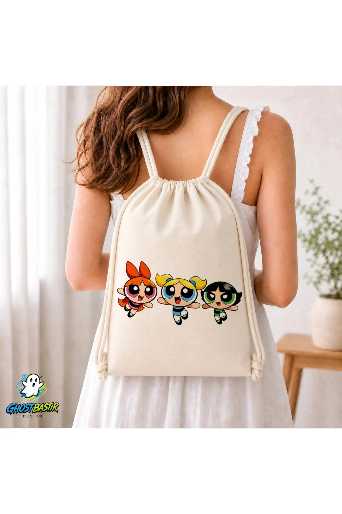 Powerpuff Girls Büzgülü Keten Çanta C241 Fiyatı, Yorumları ve Özellikleri