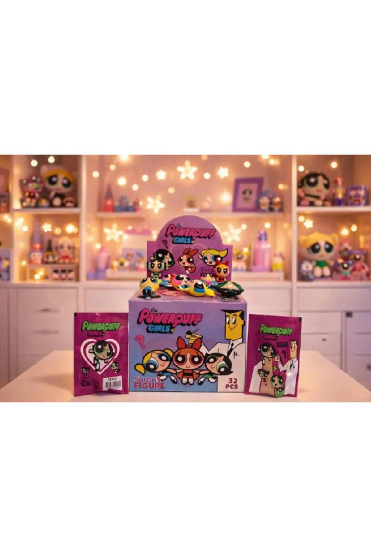 POWERPUFF GİRLS Hediyelik Fiğür Paket 1 Adet POWERPUFF GİRLS Gift Figure Pack (1 Piece)