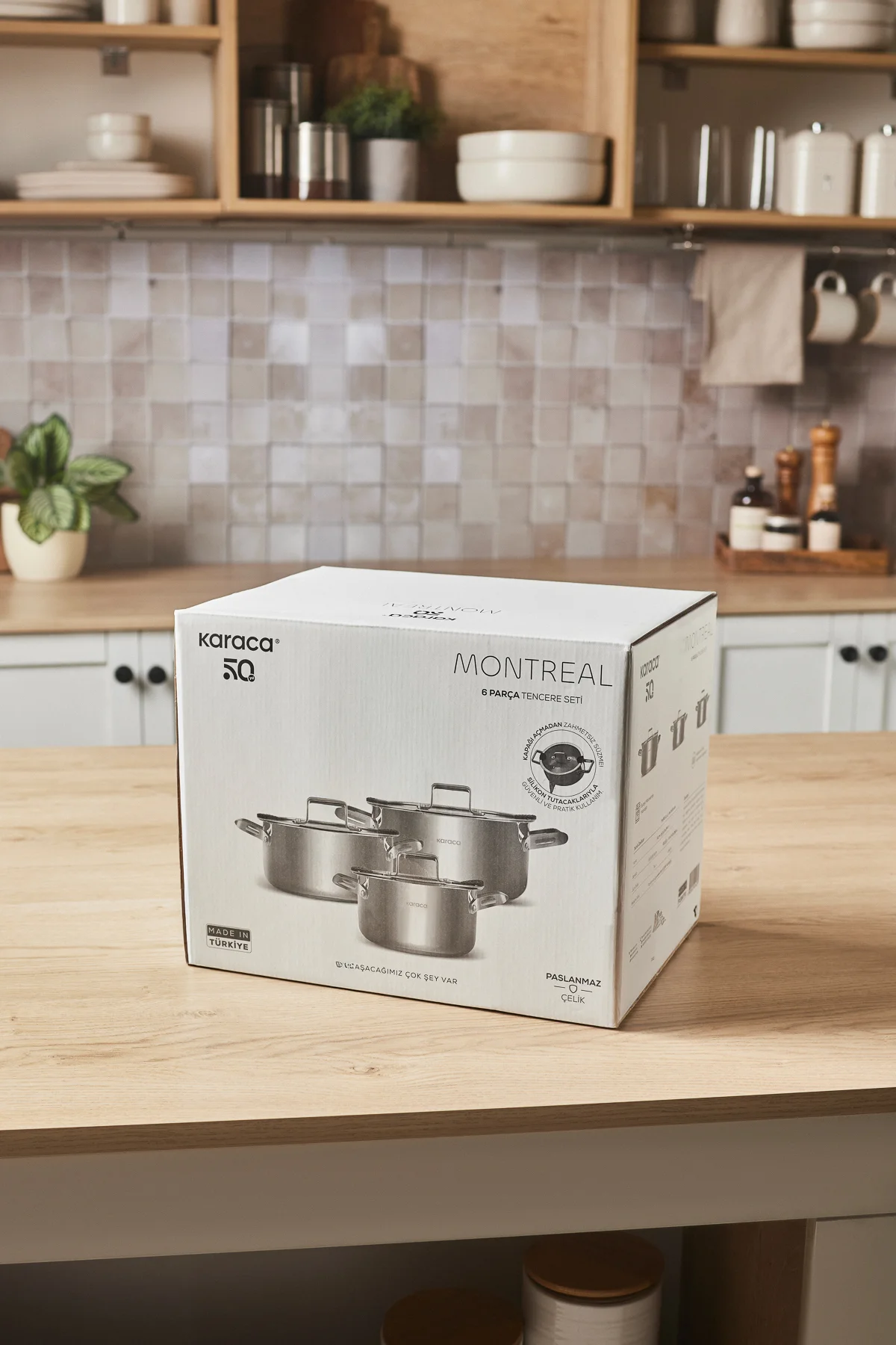 Powersteel 316+ Alberta İndüksiyon Tabanlı 6 Parça Çelik Tencere Seti - Görsel 7