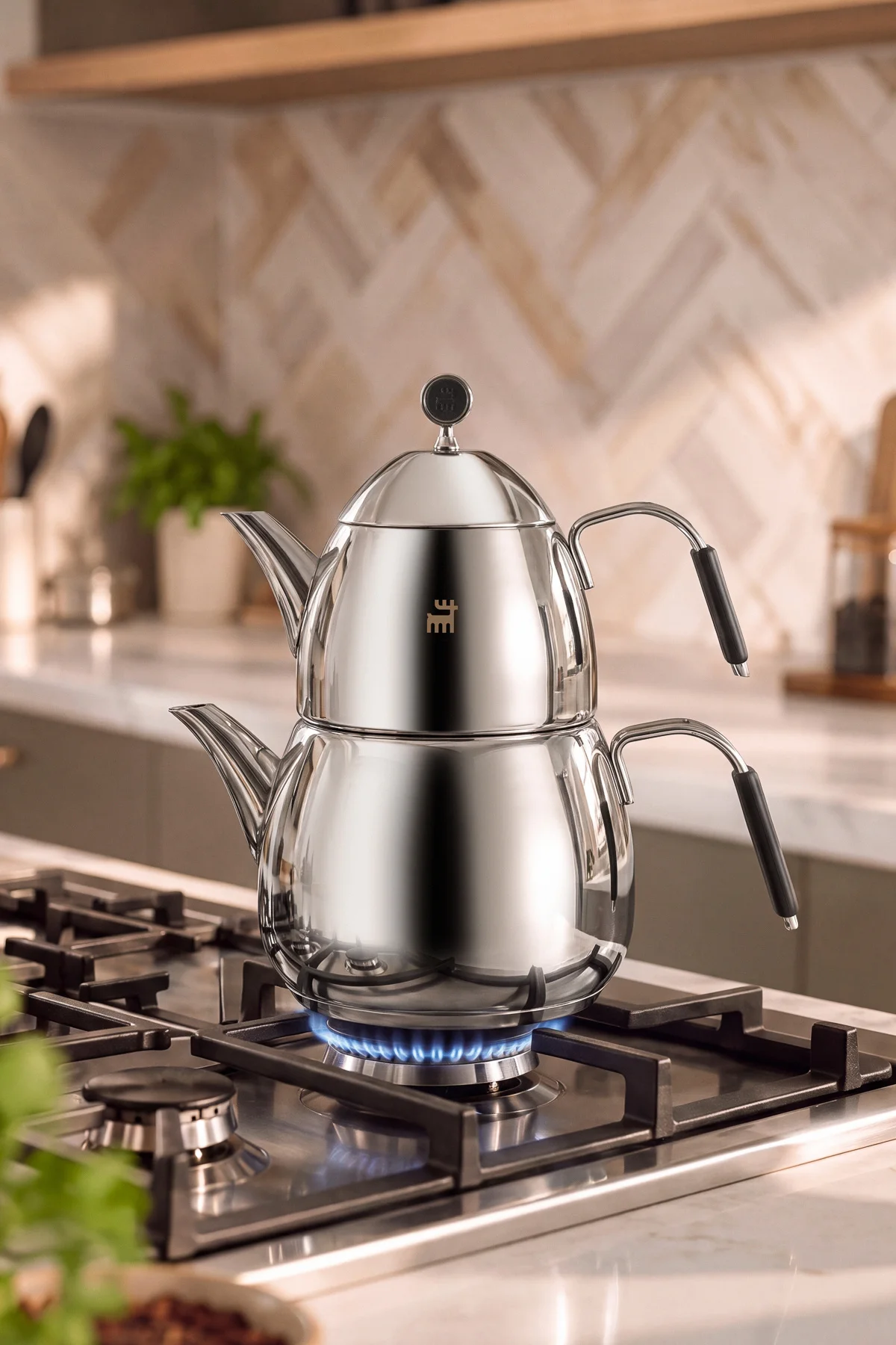 Powersteel 316+ Ezgi Midi Çaydanlık Takımı 1L & 2,2L - Görsel 2