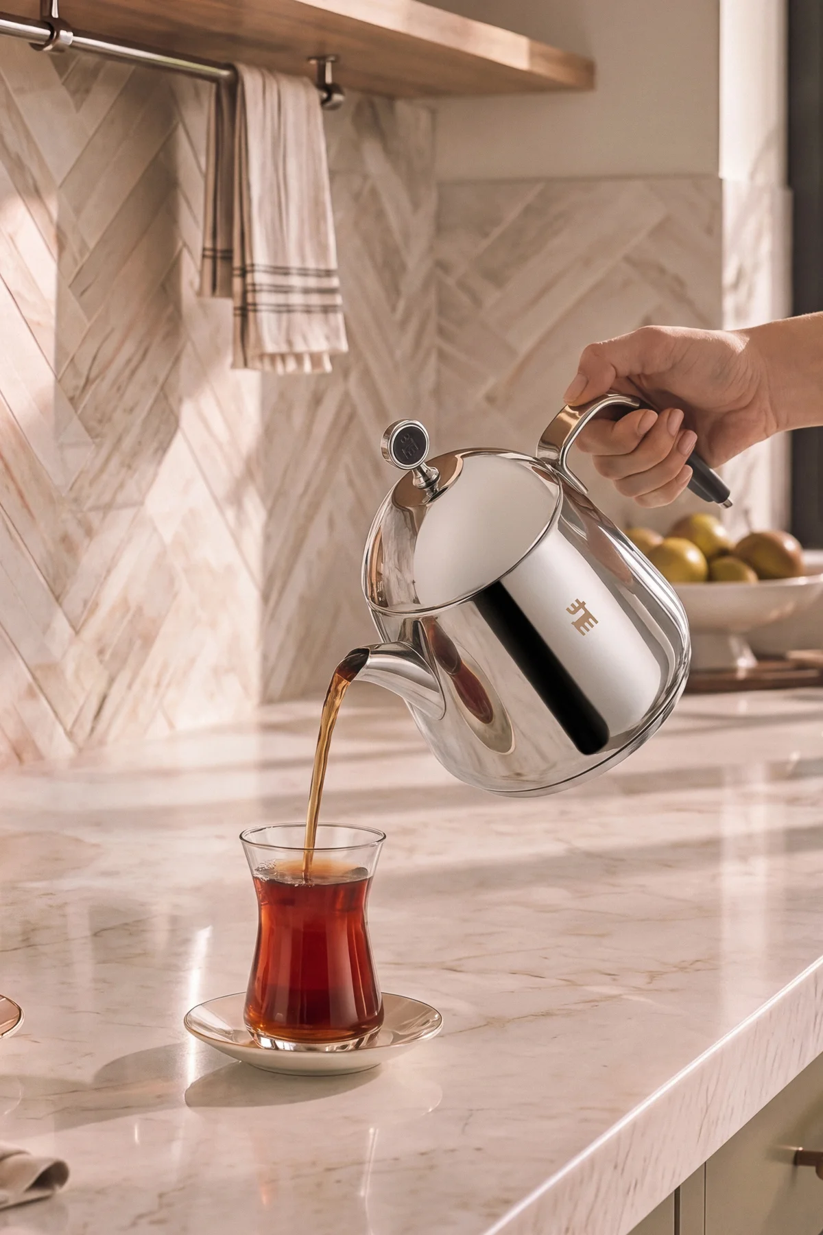 Powersteel 316+ Ezgi Midi Çaydanlık Takımı 1L & 2,2L - Görsel 4