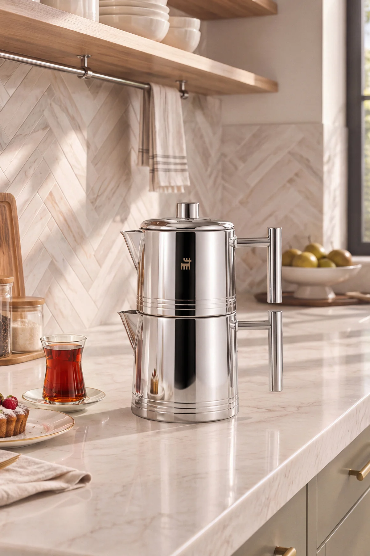 Powersteel 316+ Imperium Midi Çaydanlık Takımı 1,1L & 1,6L - Görsel 2