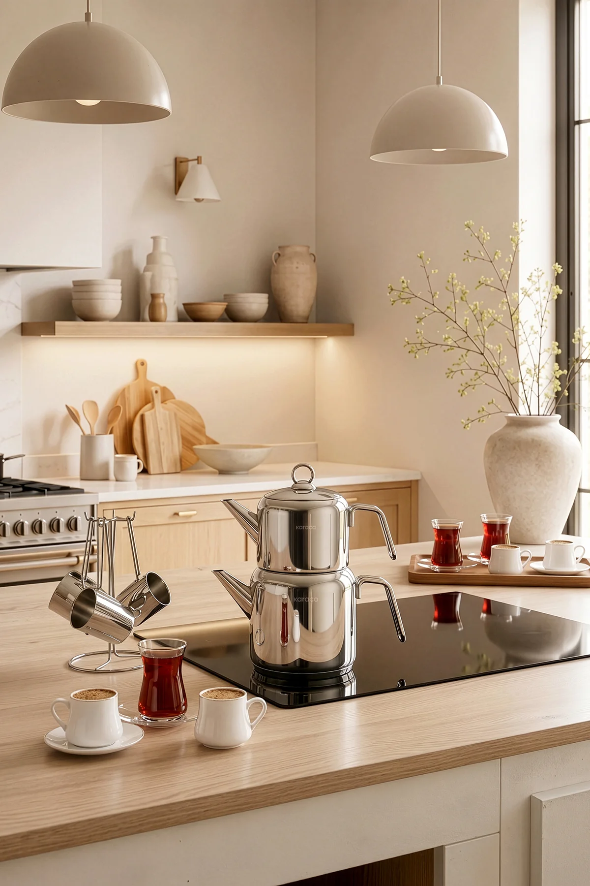 Powersteel 316+ Platinum İndüksiyon Tabanlı15 Parça Tencere Seti Powersteel 316+ Platinum İndüksiyon Tabanlı15 Parça Tencere Seti - Görsel 2