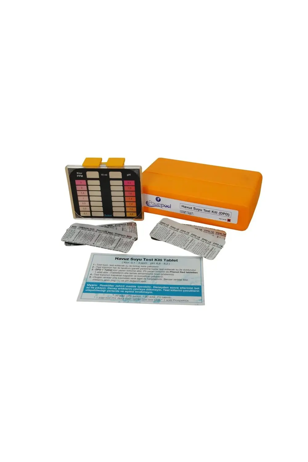 Powertest Havuz Suyu Test Kiti Tabletli