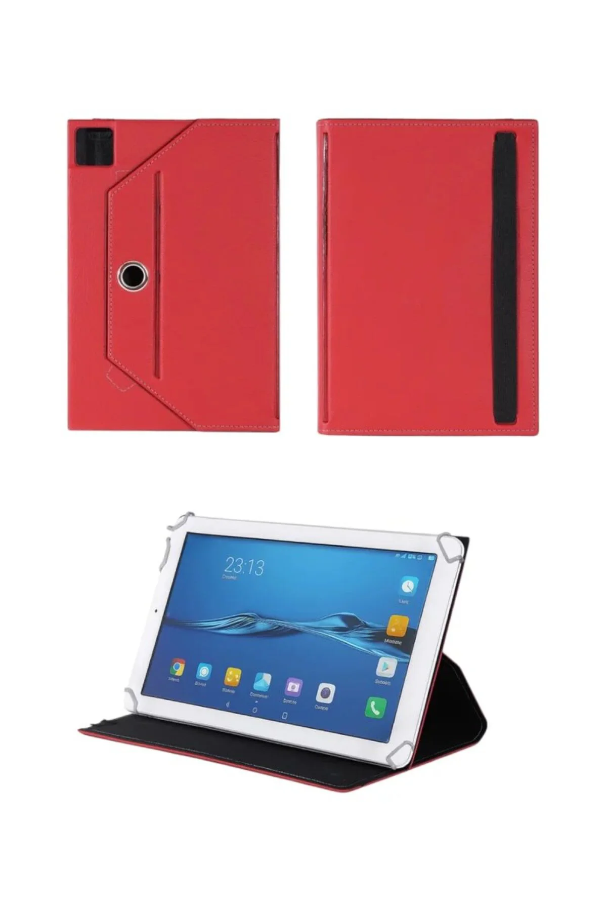 Powerway GRS-09 Universal Dönerli Standlı Tablet Kılıfı Turkuaz