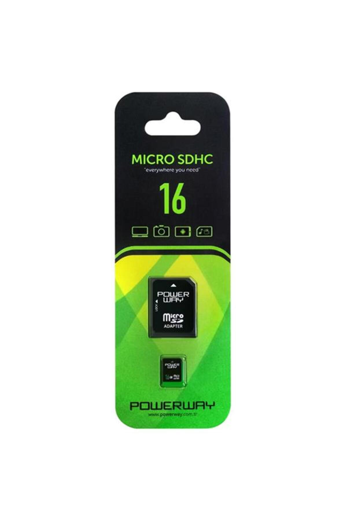 POWERWAY PWR-16 16 GB MICRO SD HAFIZA KARTI