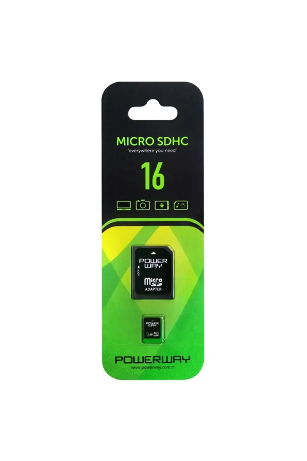 POWERWAY PWR-16 16 GB MICRO SD HAFIZA KARTI (3731)