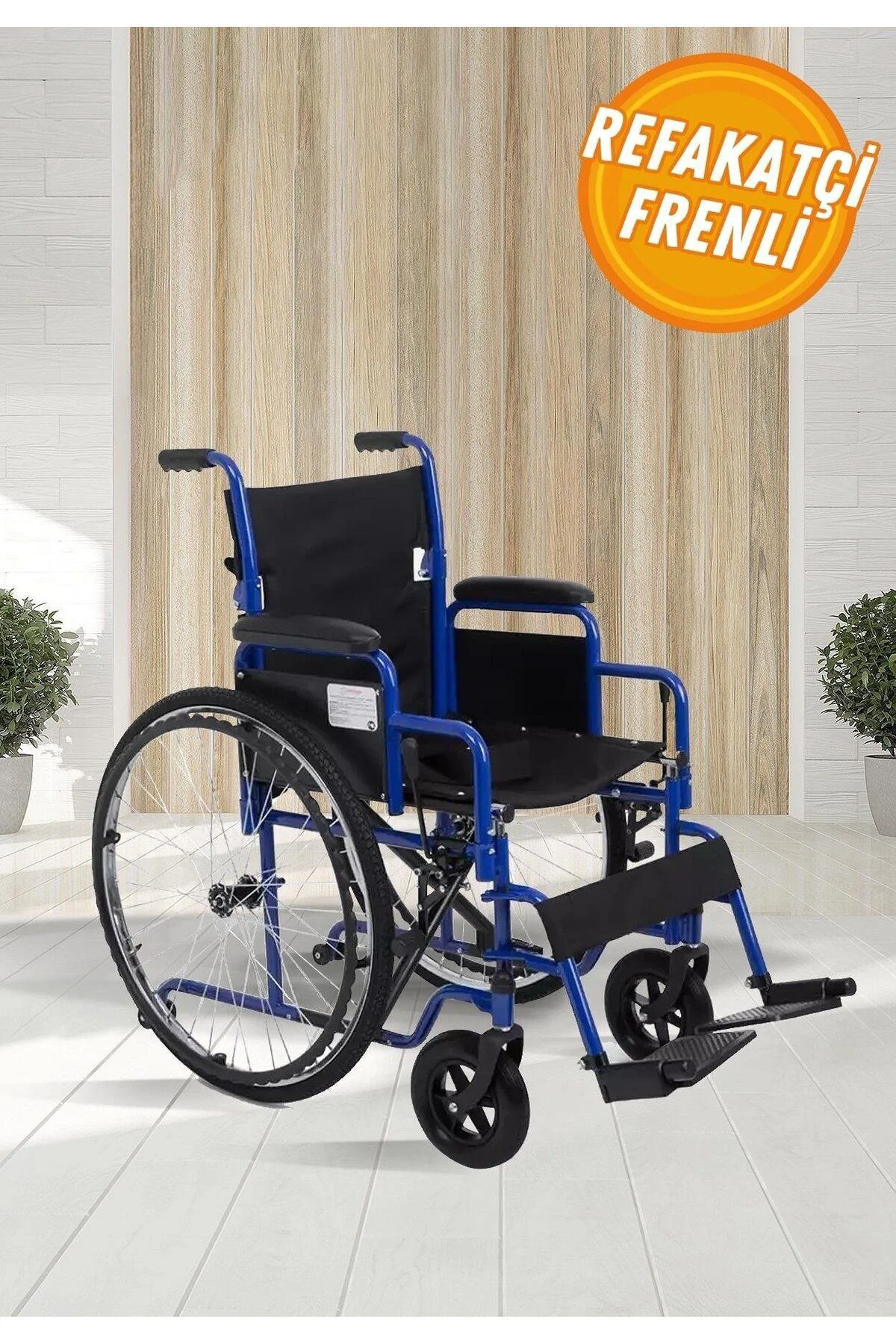Poylın P110 Özellikli Standart Manuel Tekerlekli Sandalye (40CM)