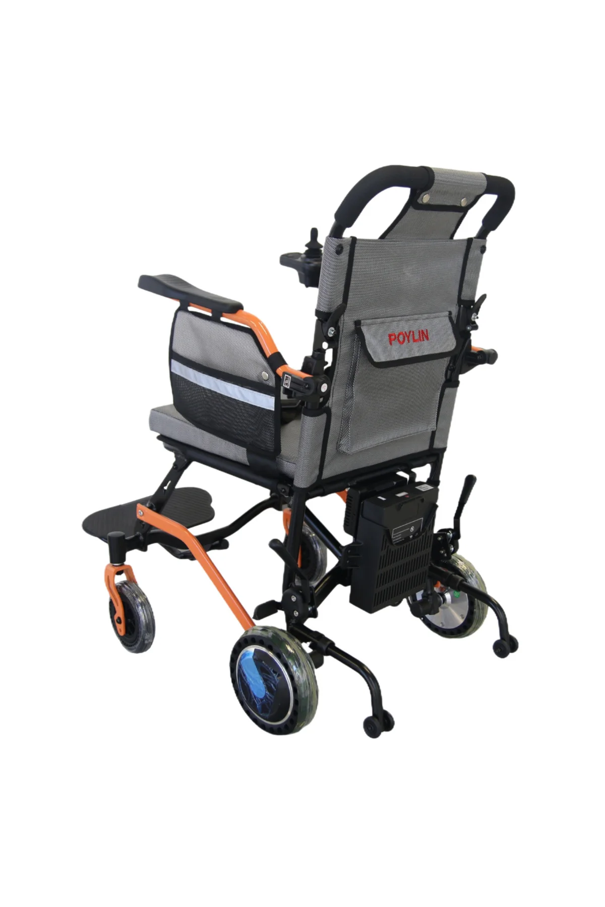 Poylin P204 Hafif Akülü Tekerlekli Sandalye 18 kg, Katlanabilir, Uzaktan Kumandalı, 10 km Menzil Poylin P204 Hafif Akülü Tekerlekli Sandalye 18 kg, Katlanabilir, Uzaktan Kumandalı, 10 km Menzil