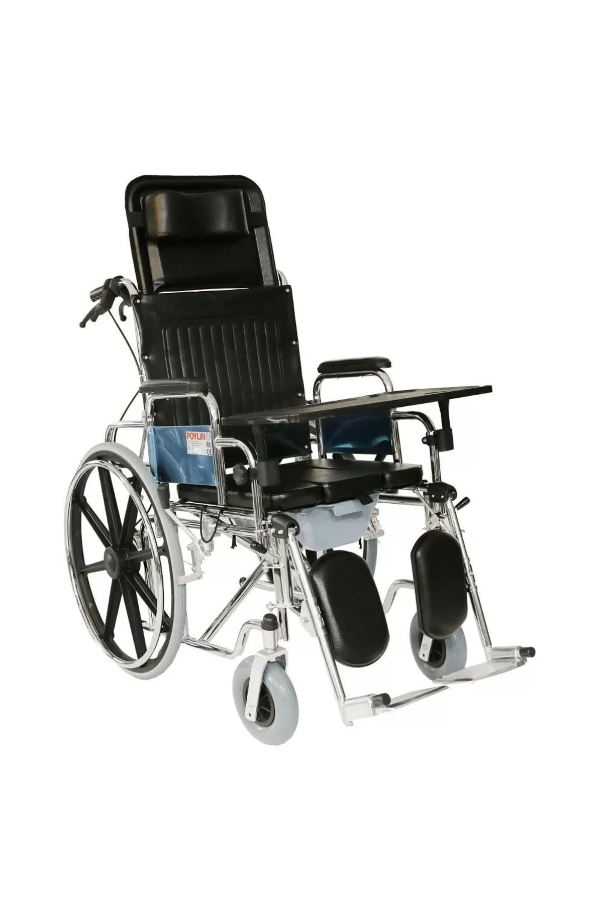 P615 Özellikli Hasta Tekerlekli Sandalye + Ağrı Bandı