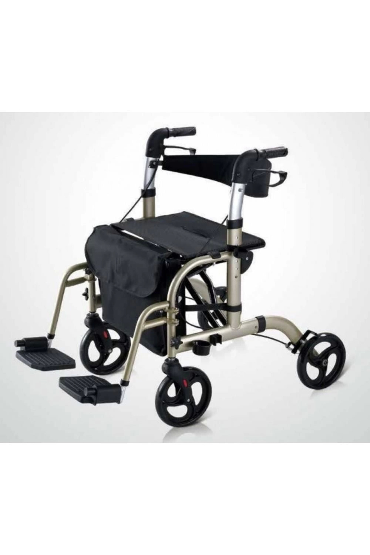 Poylin P777P Ayaklıklı Rollatör Titanyum