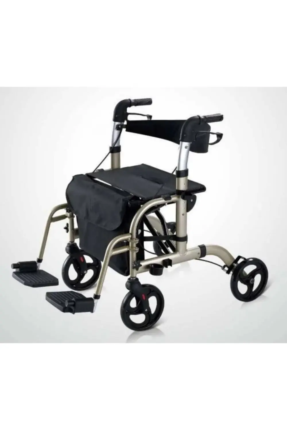 Poylin P777P Ayaklıklı Rollatör Titanyum