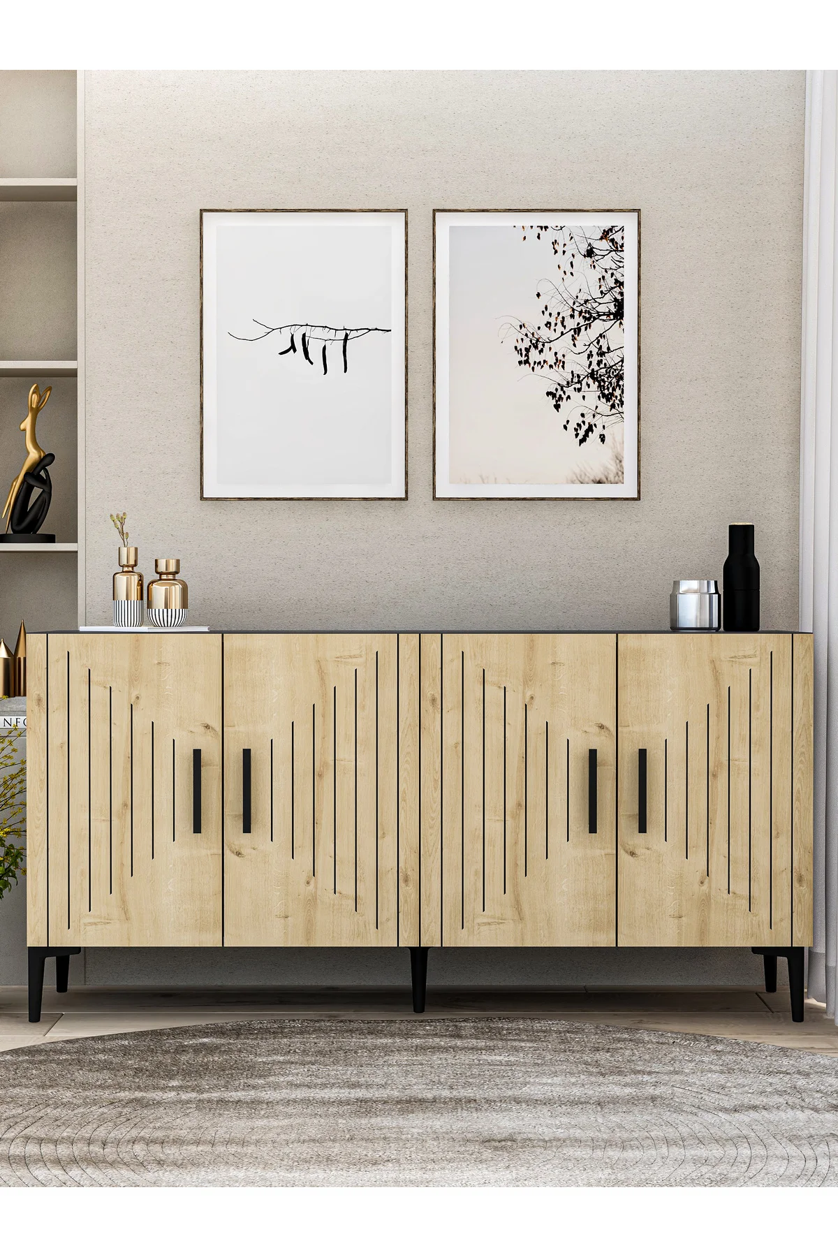 POYRAZCT (KB150) KONSOL ANTRASİT-SAFİRMEŞE