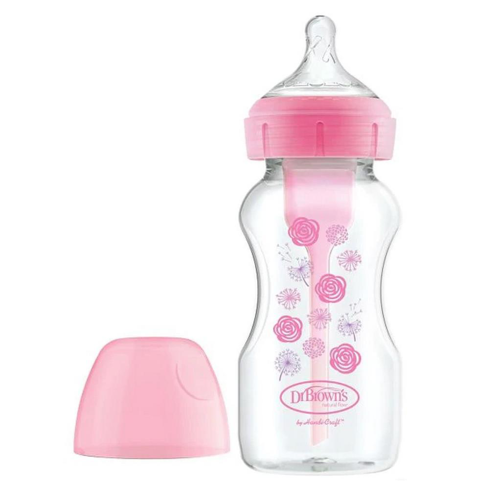 PP Geniş Ağız Options Biberon 270 ml Pembe PP Geniş Ağız Options Biberon 270 ml Pembe