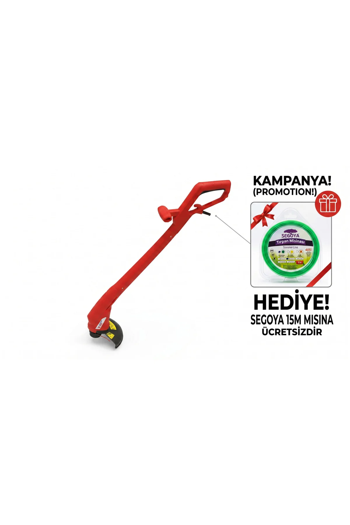 PP Misinalı Çim Kesme 250W 23 cm 15 m Misina Hediyeli