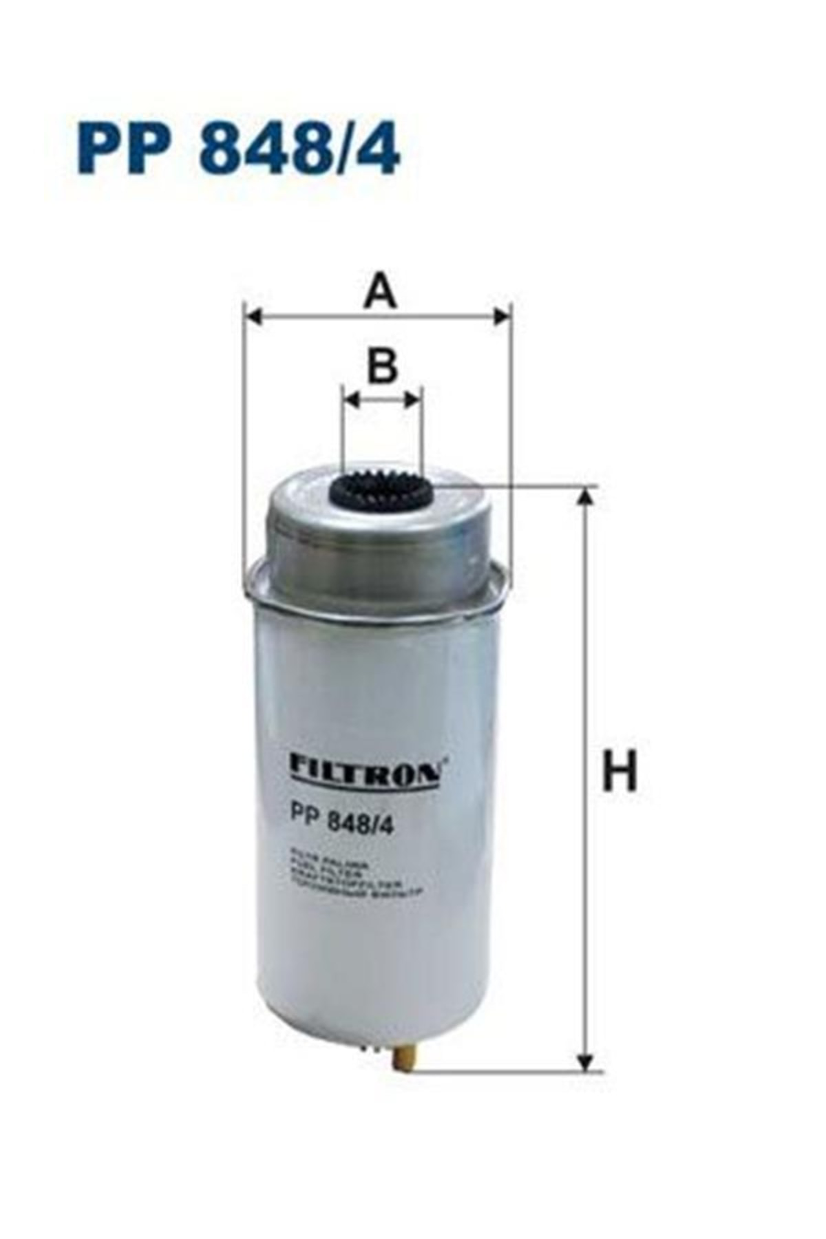 Filtron Pp848/4 Mazot Filtresi (Ford: Transit V184 2.0Tdci 02-06 2.4Tdci