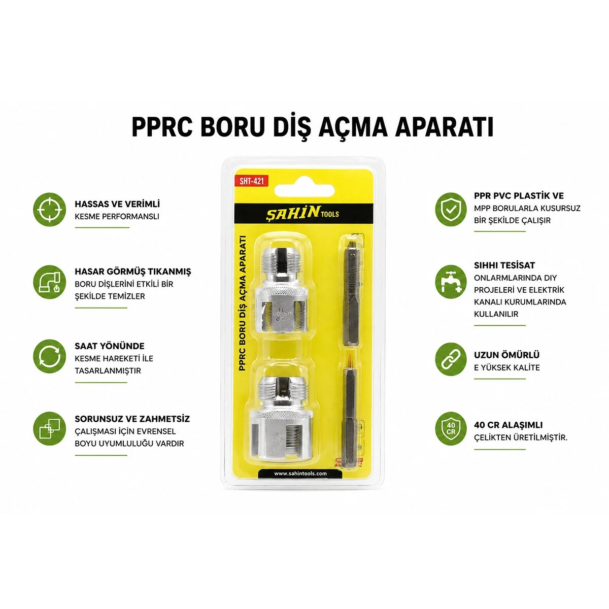Pprc Boru Diş Açma Matkap Uç Aparat Bx40 Pprc Boru Diş Açma Matkap Uç Aparat Bx40