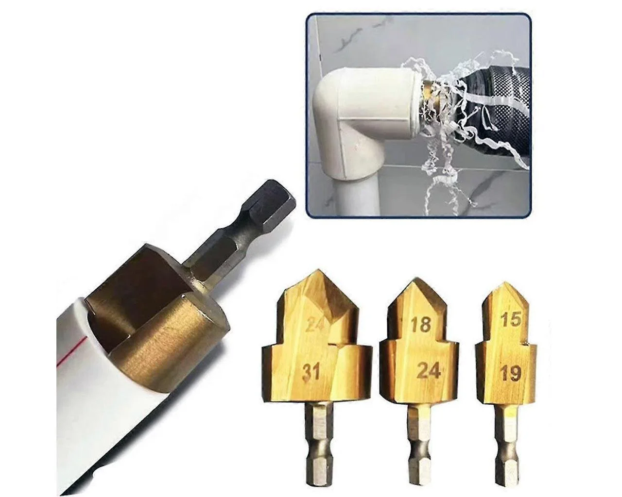PPRC Boru Genişletme ve Delme Bits Uçlu Matkap Seti DMX4760 PPRC Boru Genişletme ve Delme Bits Uçlu Matkap Seti DMX4760