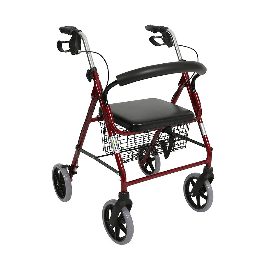PR-881 Alüminyum Walker Rollator – Tekerlekli Yürüteç, Hafif & Katlanabilir, Ayarlanabilir Frenli, Taşıma Sepetli Fiyatı, Yorumları ve Özellikleri