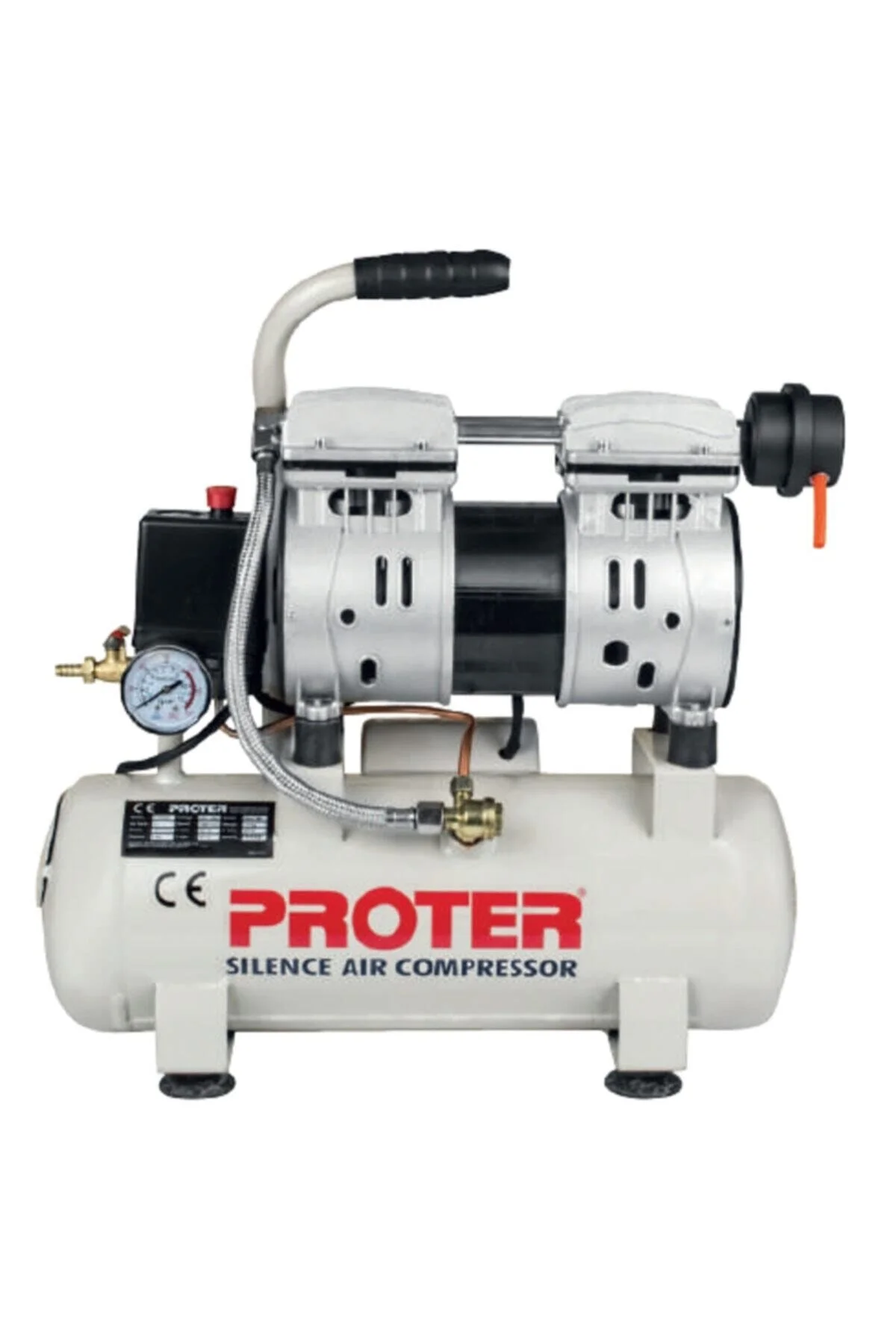 Pr 9 Litre Yağsız Sessiz Hava Kompresörü 9 Lt