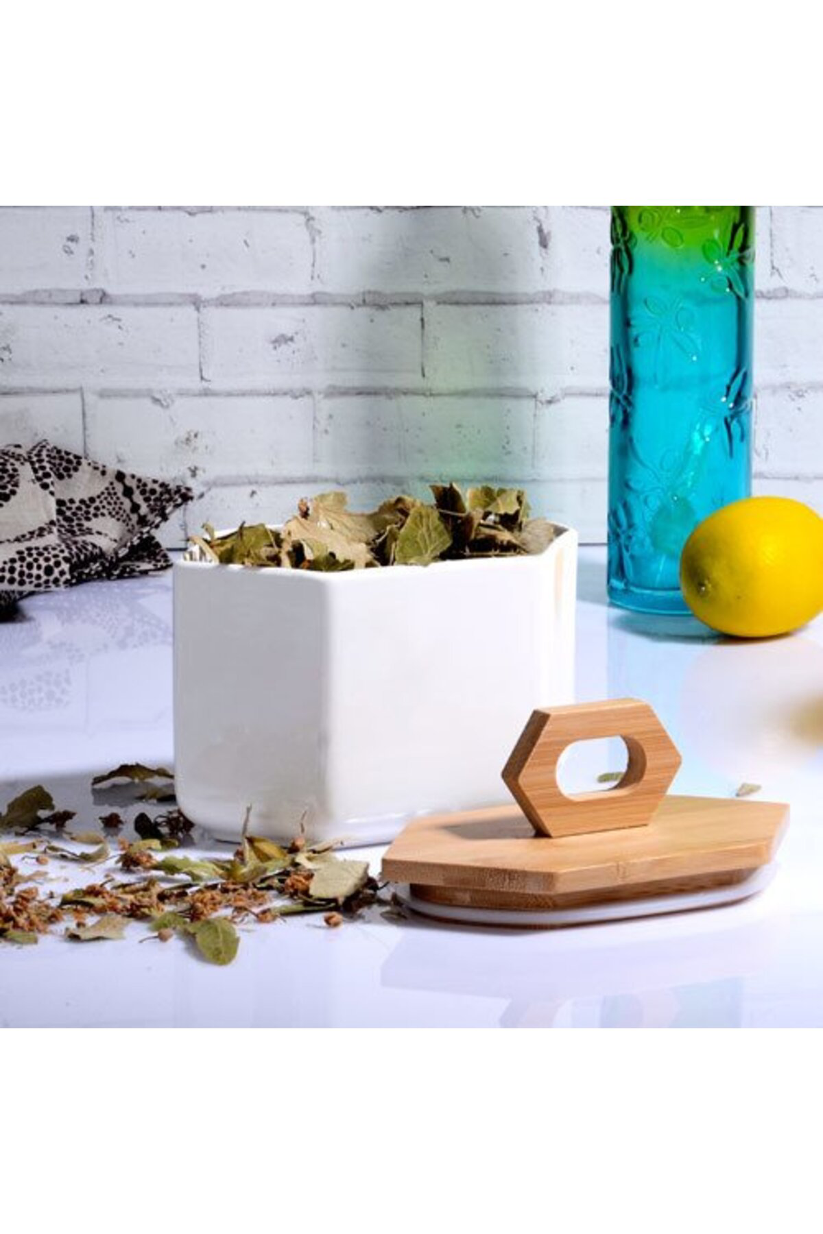 Kosova Pr-By439 Porselen Köşeli Baharatlık